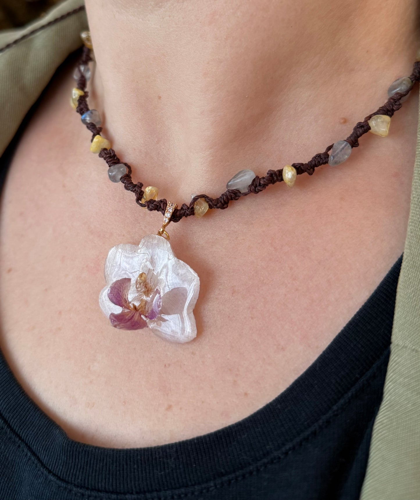 Necklace "Lunar Bloom"