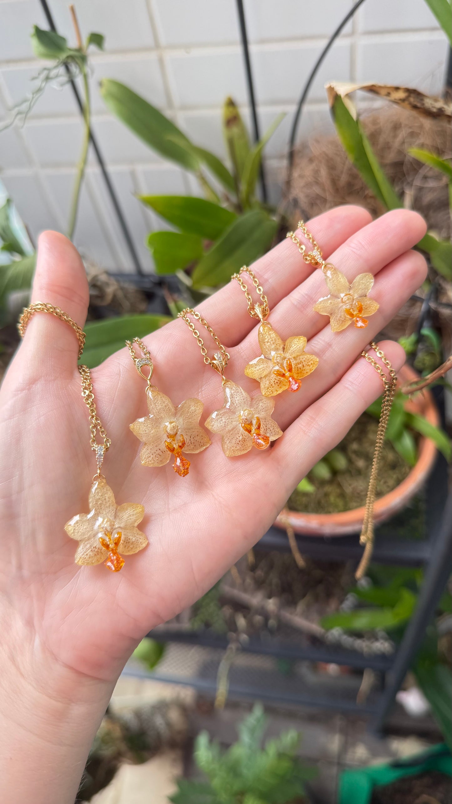 Mini Mark Orchid Pendant