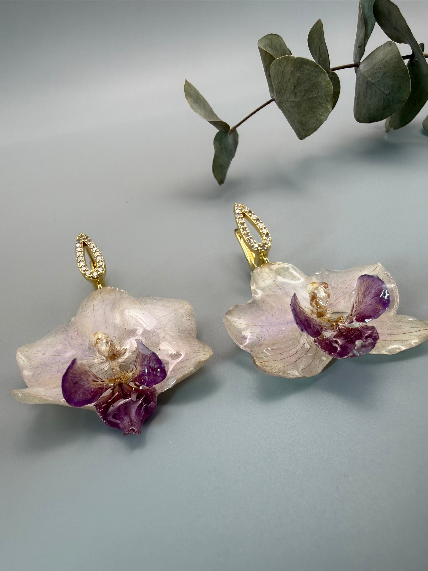 Earrings "Orchid Elegance"